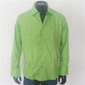 Hang Ten Green Slim Fit Men's L/Sleeve Shirt Sz XL/2XL
